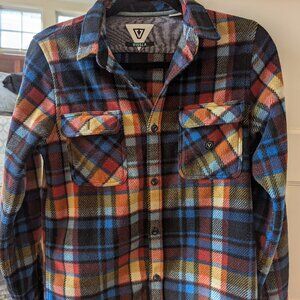 Vissla boys flannel shirt
